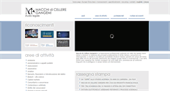 Desktop Screenshot of macchi-gangemi.com