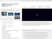 Tablet Screenshot of macchi-gangemi.com